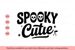 Spooky Cutie Skull Design halloween graphic Product Image 1