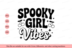 Spooky girl vibes retro lettering image Product Image 1