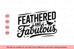 Feathered and Fabulous Duck Design image Product Image 1