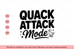 Quack Attack Mode Duck Design bird Product Image 1