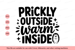 Prickly outside warm inside hedgehog image Product Image 1