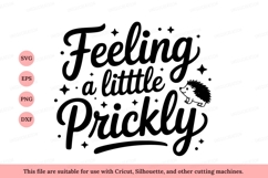 Feeling Prickly Cute Hedgehog animal illustration Product Image 1