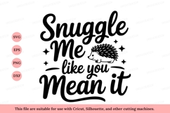 Hedgehog phrase cute animal text Product Image 1