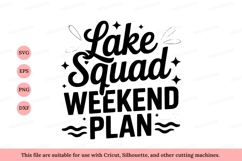 Lake Squad Weekend Plan image Product Image 1