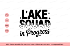 Lake Squad in Progress black white Product Image 1
