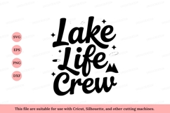 Lake Life Crew Script lettering Product Image 1