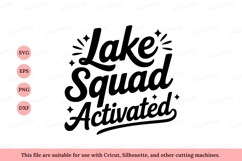 Lake Squad Activated Text Design image Product Image 1