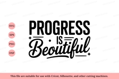 Progress Beautiful Quote lettering typography Product Image 1