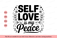 Self love peace floral design leaves Product Image 1