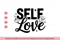 Self love floral design flowers leaves Product Image 1