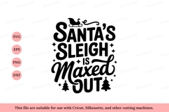 Santas Sleigh Maxed Out christmas holiday Product Image 1