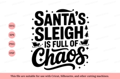 Santas Sleigh Full Chaos christmas holiday Product Image 1