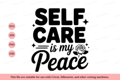 Self care is my peace quote text Product Image 1