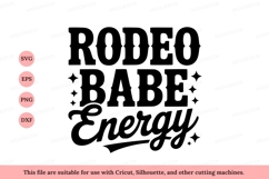 Rodeo Babe Energy Text typography Product Image 1