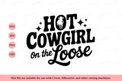 Hot cowgirl on the loose western rodeo Product Image 1