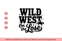 Wild West horse rider silhouette image Product Image 1