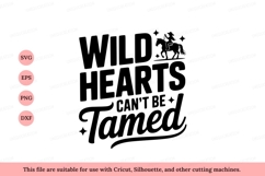 Wild hearts cannot be tamed horse rider image Product Image 1