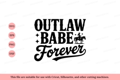 Outlaw Babe Forever Horse Rider image Product Image 1