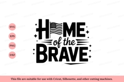 Home of the Brave American Flag patriotic Product Image 1