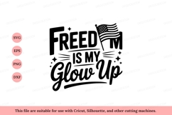 Freedom glow up american flag image Product Image 1
