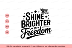 Shine brighter freedom flag stars Product Image 1