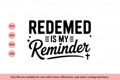 Redeemed reminder faith christian Product Image 1