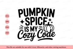 Pumpkin spice cozy code autumn fall Product Image 1