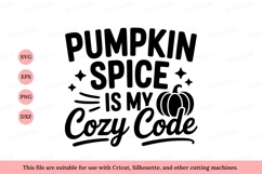 Pumpkin spice my cozy code fall autumn Product Image 1