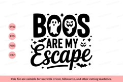 Spooky ghosts bats escape halloween pumpkin Product Image 1