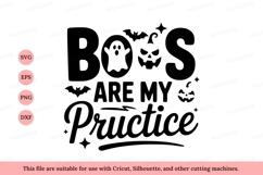 Halloween ghost bats pumpkin text image Product Image 1