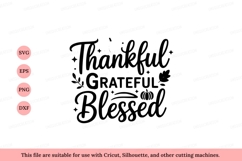 Thankful grateful blessed autumn text fall Product Image 1