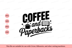 Coffee and paperbacks book lover reading beverage Product Image 1