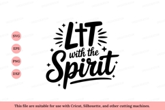 Lit with the spirit christian faith Product Image 1