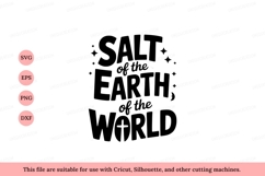 Salt earth world text lettering Product Image 1