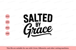 Salted Grace Text Design typography lettering Product Image 1