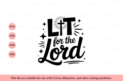 Lit for the Lord cross stars Product Image 1