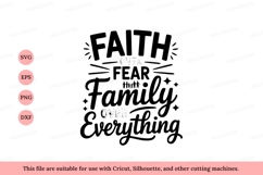 Faith over fear family over everything love Product Image 1