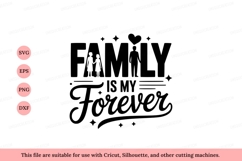 Family forever love heart people Product Image 1
