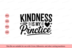 Kindness is my practice heart love positive Product Image 1