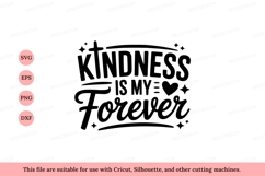 Kindness is my forever heart love Product Image 1