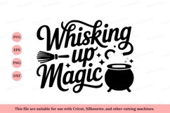 Whisking up magic cauldron broom stars Product Image 1