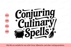 Conjuring Culinary Spells Witchcraft cauldron Product Image 1