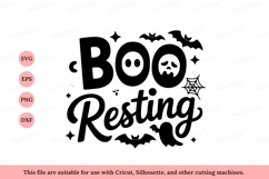 Boo resting ghost bats halloween Product Image 1