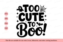 Halloween ghost bat spiderweb text image Product Image 1