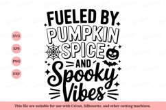 Fueled by pumpkin spice and spooky vibes halloween Product Image 1