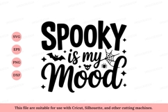 Spooky mood Halloween text spider Product Image 1