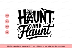 Haunt and Flaunt Halloween graphic spooky haunted Product Image 1