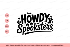 Howdy Spooksters Halloween Greeting spooky ghost Product Image 1