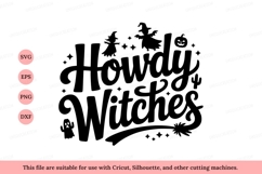 Howdy Witches Halloween Greeting spooky ghost Product Image 1