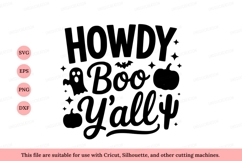 Howdy Boo Yall Halloween Greeting halloween ghost Product Image 1